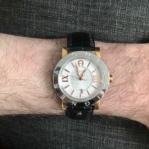 Men AIGNER Leather Watch